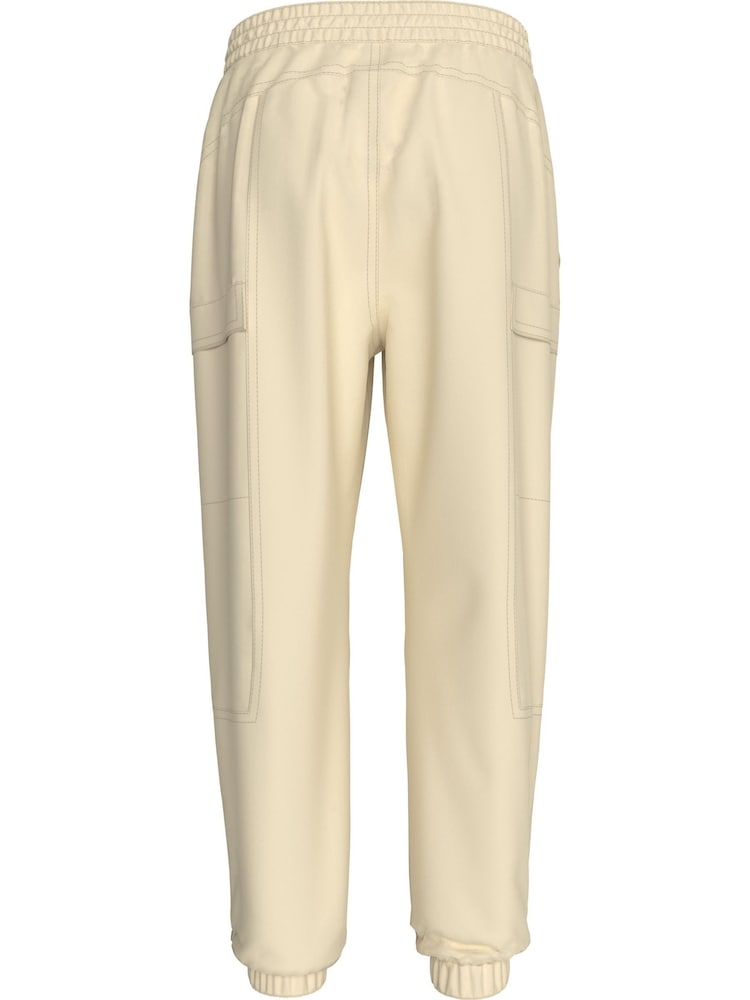 Natural - Calvin Klein Esențiale Woven Pantaloni tip cargo Joggers - Imaginea 2 din 5