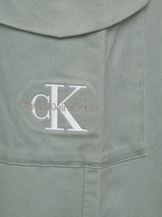 Calvin Klein Green Clean Utility Cargo Trousers - Image 4 of 6
