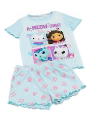 Vanilla Underground Blue Girls Gabbys Dollhouse Licensing Short Pyjamas - Image 4 of 6