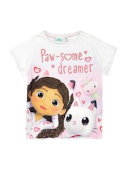 Vanilla Underground White Girls Gabbys Dollhouse Licensing Short Pyjamas - Image 2 of 6
