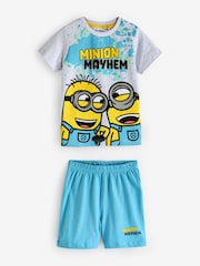 Vanilla Underground Blue Minions Boys Licensing Short Pyjamas - Image 1 of 7