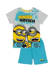 Vanilla Underground Blue Minions Boys Licensing Short Pyjamas - Image 2 of 7
