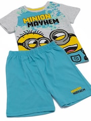 Vanilla Underground Blue Minions Boys Licensing Short Pyjamas - Image 5 of 7