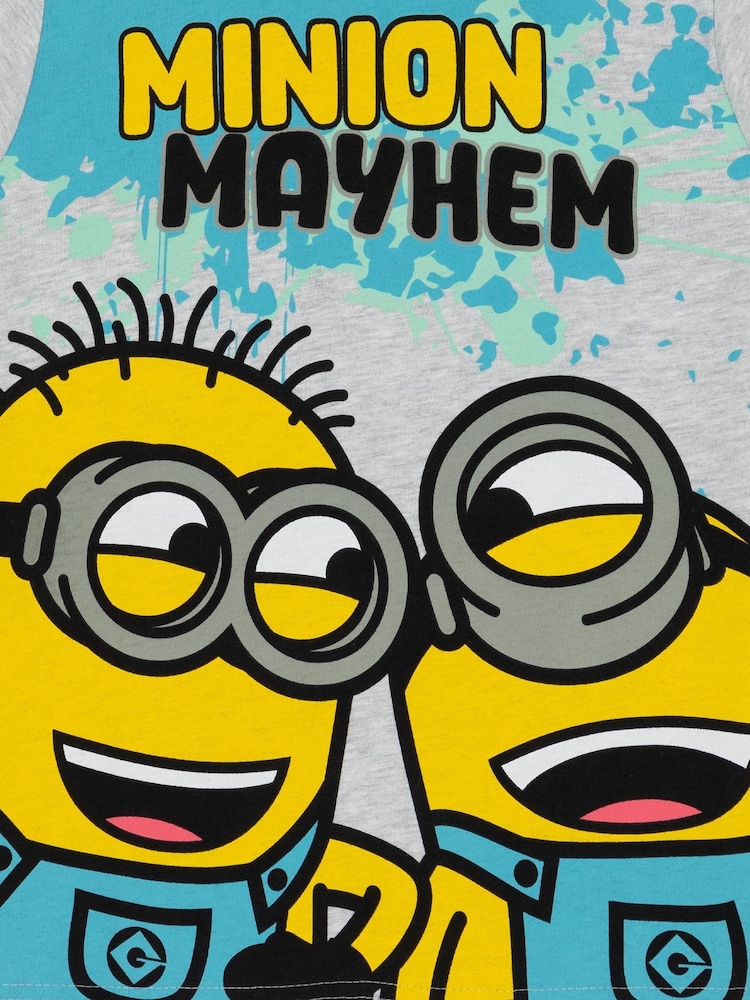 Vanilla Underground Blue Minions Boys Licensing Short Pyjamas - Image 7 of 7