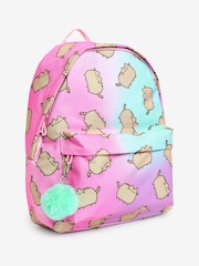 Vanilla Underground Pink Pusheen Ombre Backpack With Pom Pom - Image 1 of 7