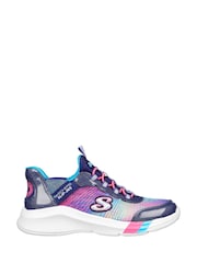 Skechers Blue Dreamy Lites Colorful Prism Slip-Ons Shoes - Image 1 of 3