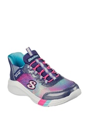 Skechers Blue Dreamy Lites Colorful Prism Slip-Ons Shoes - Image 2 of 3