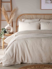 Vantona Stone Stone Gauze Duvet Cover Set - Image 2 of 3