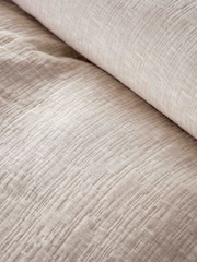 Vantona Stone Stone Gauze Duvet Cover Set - Image 3 of 3
