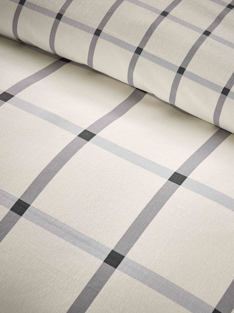 Vantona 100% bombaž Brushed Plaid prešito pregrinjalo komplet - Slika 4 iz 4 Vantona 100% bombaž Brushed Plaid prešito pregrinjalo komplet - Slika 4 iz 4