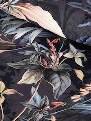 Vantona NavyMulti Carlotta Leaves 100% Cotton Duvet Cover Set - Image 4 of 4