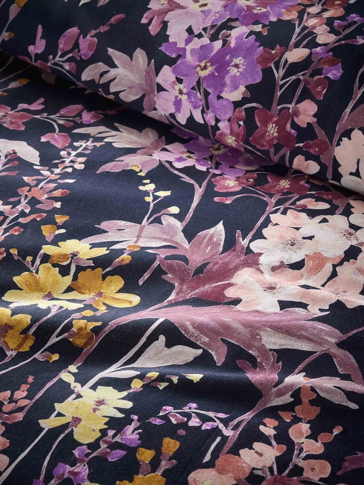 Vantona NavyMulti 100% Cotton Clarence Duvet Cover Set - Image 2 of 4