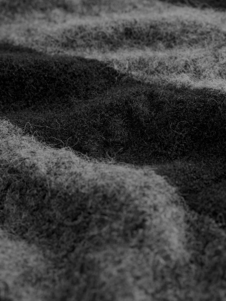 Black/Charcoal Grey V-Neck Knitted Tank - Image 6 of 6