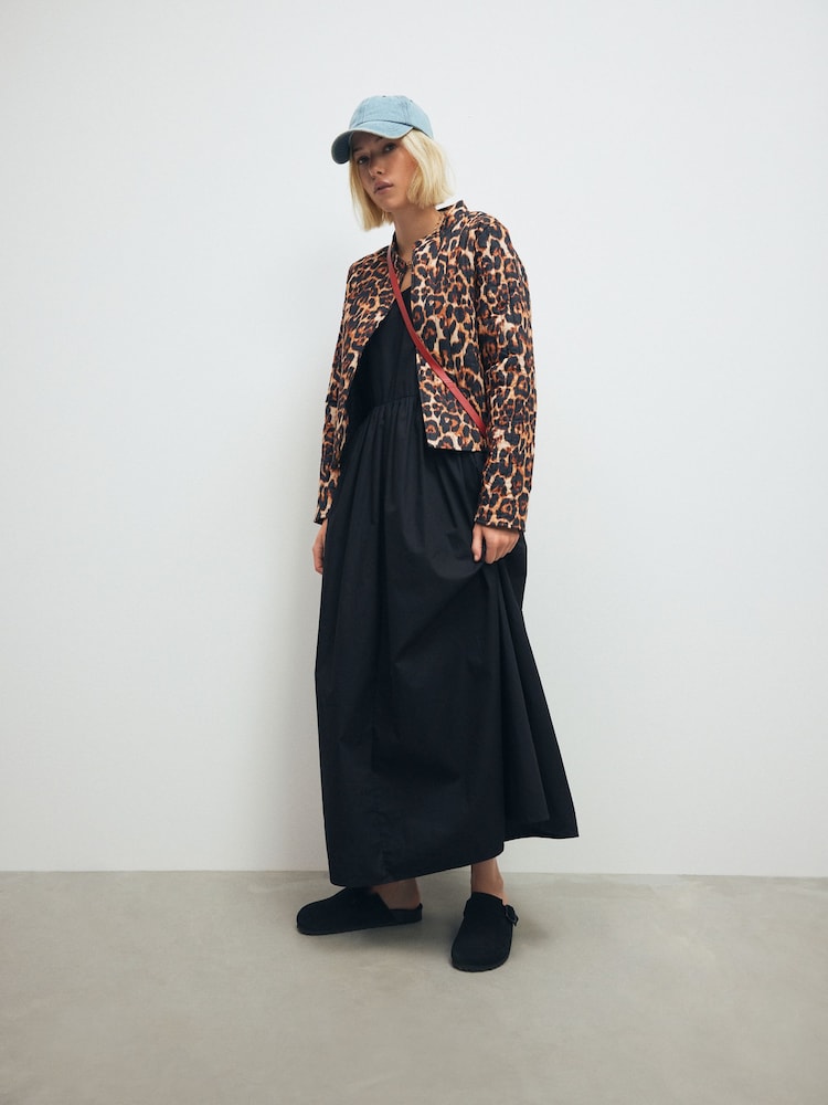 Animal Print - Gepolsterte 100% Baumwolljacke - Image 2 of 8