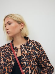 Animal Print - Gepolsterte 100% Baumwolljacke - Image 5 of 8
