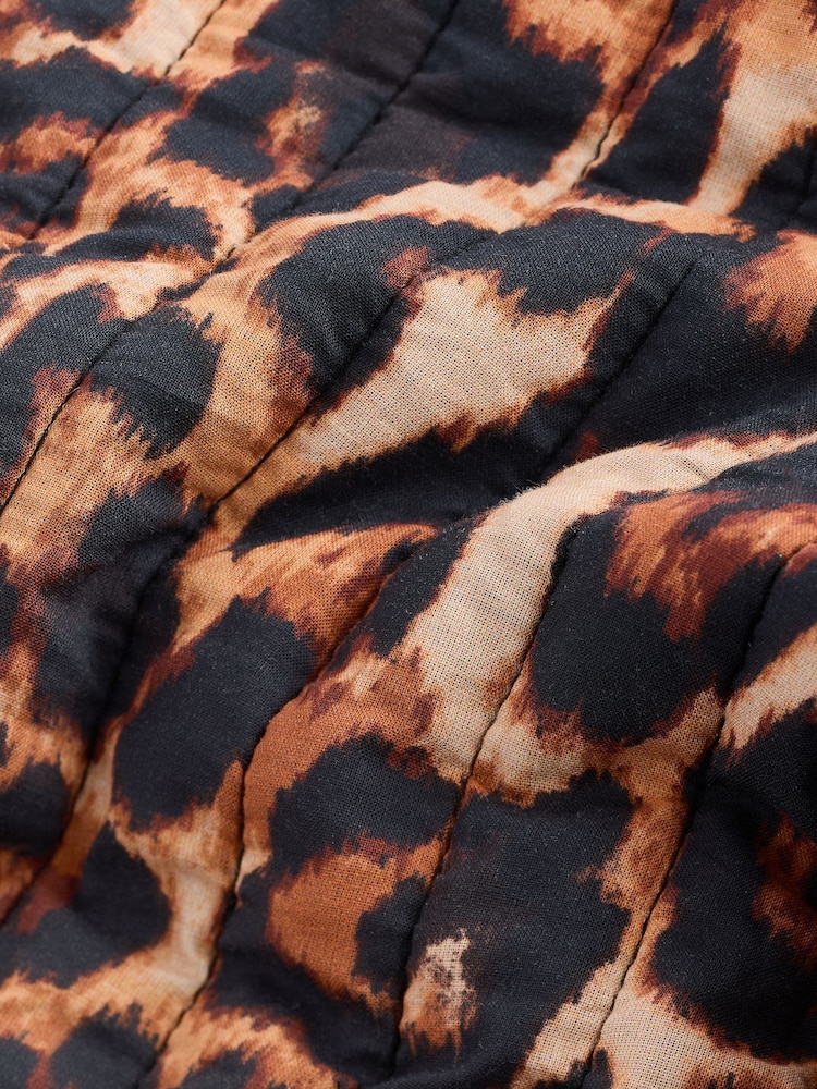 Animal Print - Gepolsterte 100% Baumwolljacke - Image 7 of 8