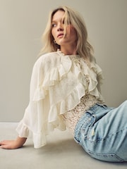 Ivory Frill Cape - Image 2 of 5