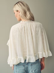 Ivory Frill Cape - Image 3 of 5