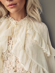 Ivory Frill Cape - Image 4 of 5