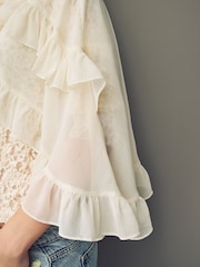 Ivory Frill Cape - Image 5 of 5
