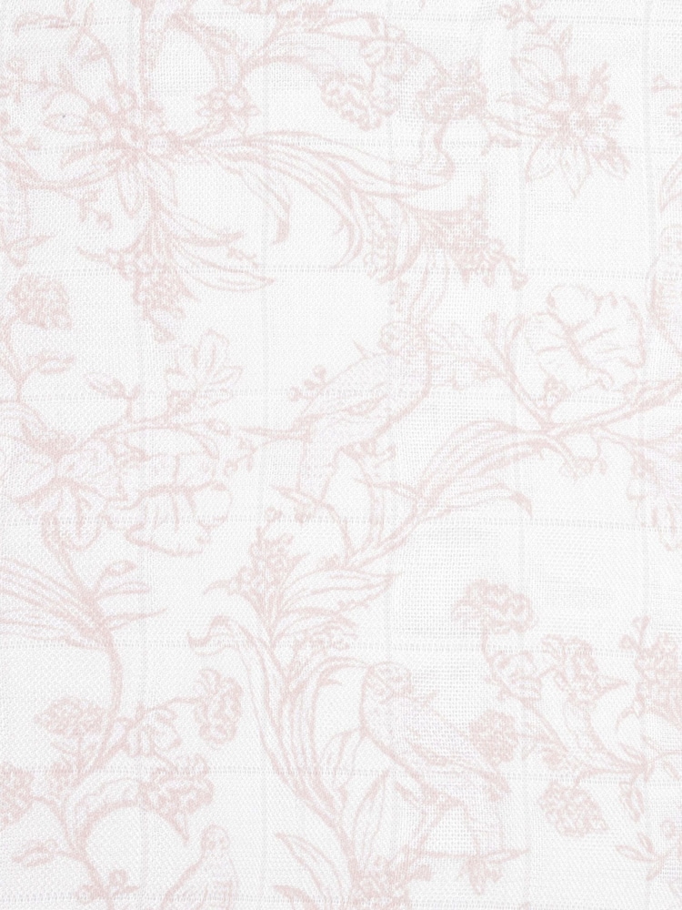 aden + anais Pink Large Blankets Silky Soft French Floral Print 100% Cotton Muslins 3 Pack - Image 2 of 10