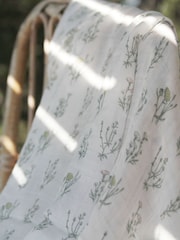 aden + anais Pink Large Blankets Silky Soft French Floral Print 100% Cotton Muslins 3 Pack - Image 5 of 10
