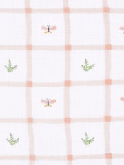 aden + anais Pink Sentials 100% Cotton Blanket Country Floral Muslins 4 Pack - Image 6 of 8
