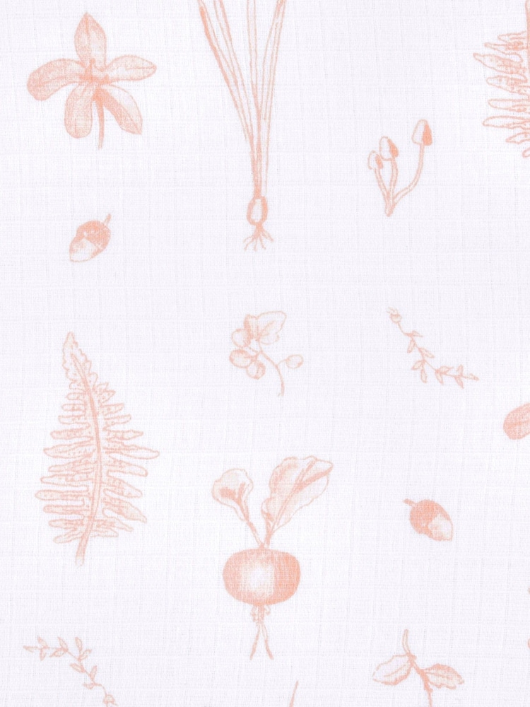 aden + anais Pink Sentials 100% Cotton Blanket Country Floral Muslins 4 Pack - Image 8 of 8