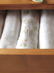 aden + anais Essentials 100% Cotton Squares Country Floral Muslins 5 Pack - תמונה 4 מתוך 4