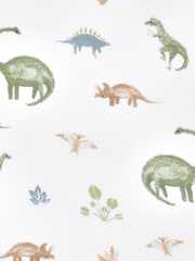 aden + anais Green Essentials 100% Cotton Blanket Dino Jungle Muslins 4 Pack - Image 7 of 8
