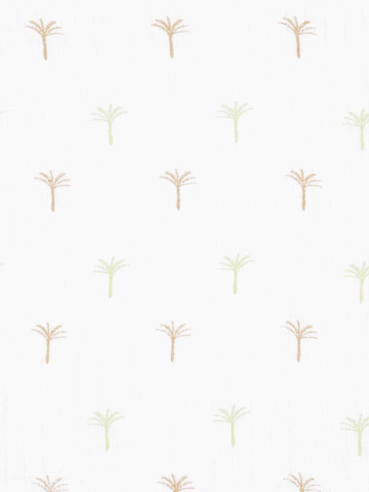 aden + anais Green Essentials 100% Cotton Blanket Dino Jungle Muslins 4 Pack - Image 8 of 8