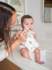 Aden + Anais מארז של 3 מטליות מוסלין בייסיק בדוגמת ג'ונגל ודינוזאור, %100 כותנה - תמונה 3 מתוך 3