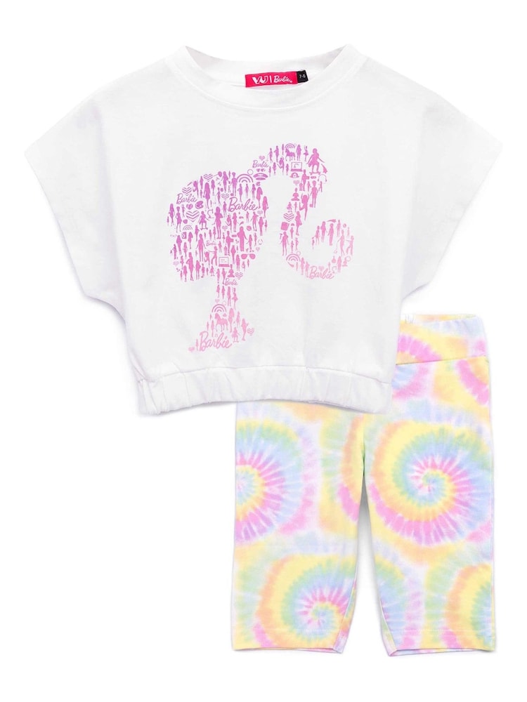 Vanilla Underground White Barbie Girls Top & Short 2 Piece Set - Image 1 of 4