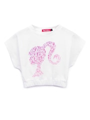 Vanilla Underground White Barbie Girls Top & Short 2 Piece Set - Image 2 of 4