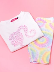 Vanilla Underground White Barbie Girls Top & Short 2 Piece Set - Image 3 of 4