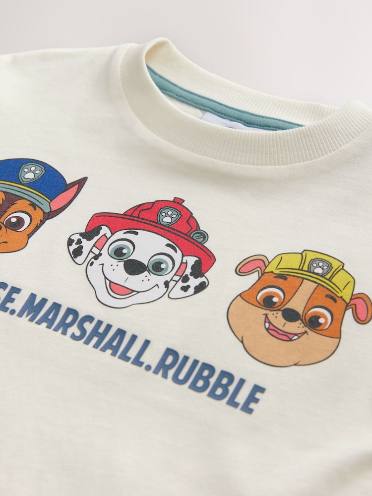 Blue/Neutral Paw Patrol Short Sleeve 100% Cotton T-Shirts and Leggings Set (3mths-8yrs) - Image 8 of 8