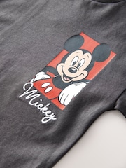 Темно-серый - Футболка с короткими рукавами Mickey Mouse (3мес.-8лет) - Изображение 3 из 4
