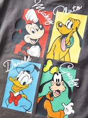 Темно-серый - Футболка с короткими рукавами Mickey Mouse (3мес.-8лет) - Изображение 4 из 4