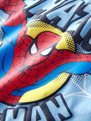Blau - Kurzarm-T-Shirt mit Spider-Man-Motiv aus 100 % Baumwolle (3M.–8J.) - Bild 4 von 4