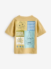 Sand Simba Lion King Short Sleeve T-Shirt (3mths-8yrs) - Image 2 of 3