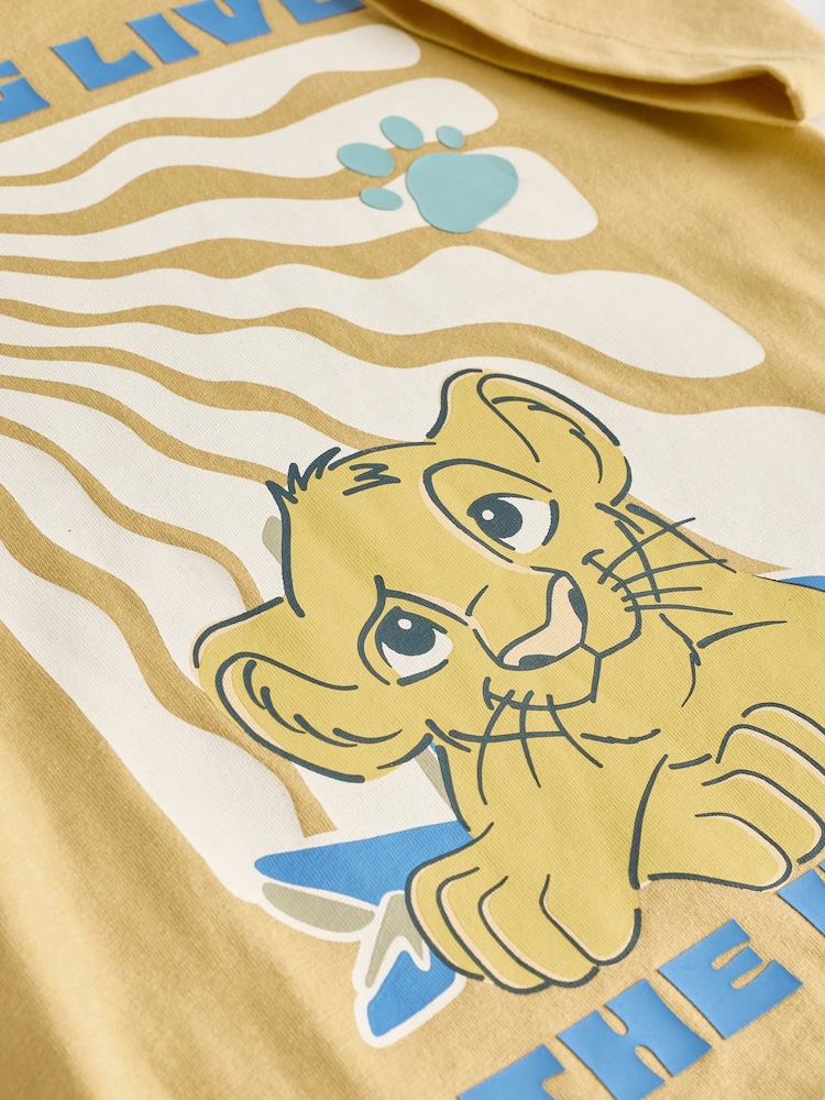 Sand Simba Lion King Short Sleeve T-Shirt (3mths-8yrs) - Image 3 of 3