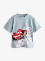 Blue Cars Lightning McQueen Short Sleeve T-Shirt (3mths-8yrs) - Image 1 of 4