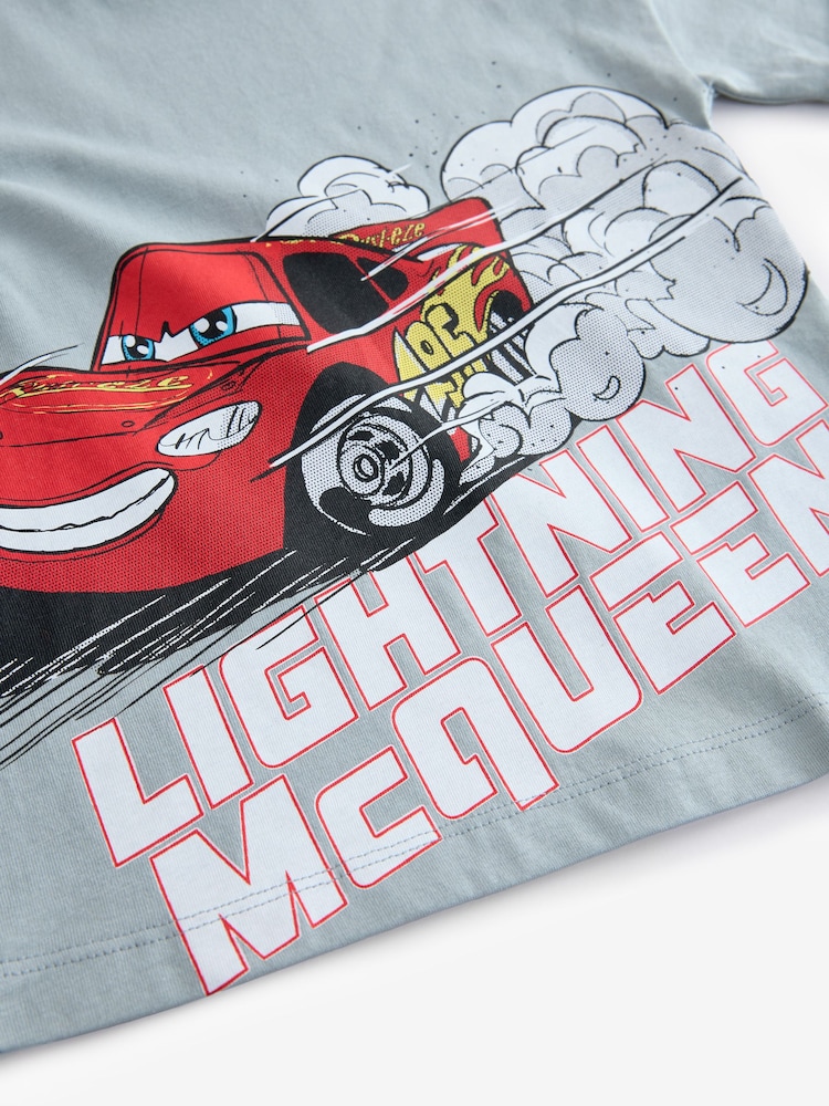 Blue Cars Lightning McQueen Short Sleeve T-Shirt (3mths-8yrs) - Image 3 of 4