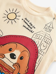Buttermilk Paddington Bear Short Sleeve T-Shirt (3mths-8yrs) - Image 4 of 4
