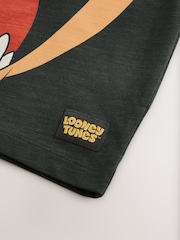 Charcoal Grey Looney Tunes Short Sleeve T-Shirt (3mths-8yrs) - Image 5 of 5