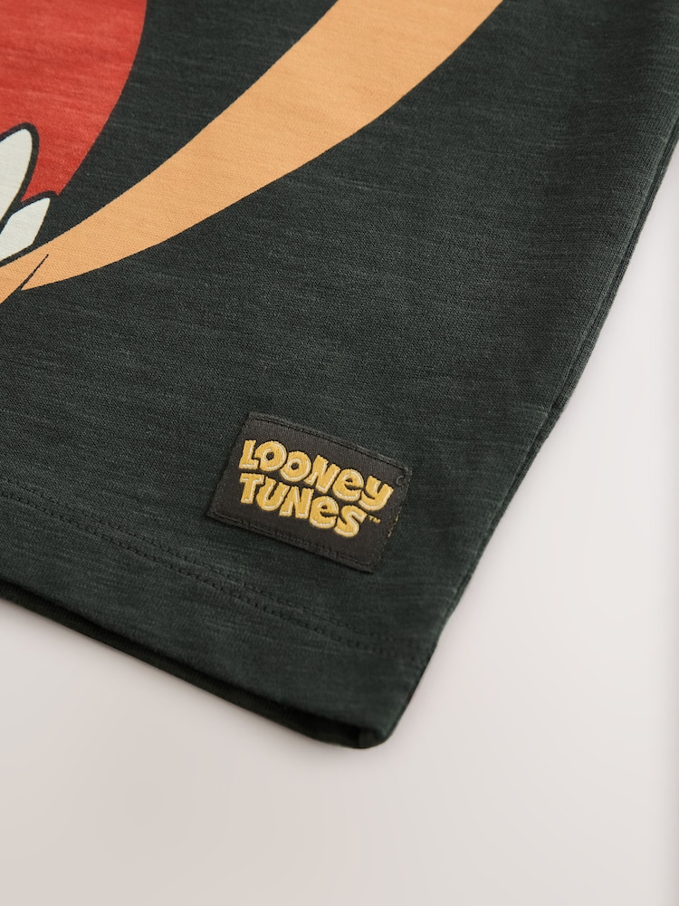 Charcoal Grey Looney Tunes Short Sleeve T-Shirt (3mths-8yrs) - Image 5 of 5