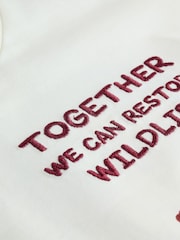 Ecru - London Zoo Short Sleeve 100% Cotton T-Shirt (3mths-8yrs) - Imagem 3 de 6