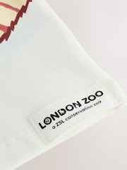 Ecru - London Zoo Short Sleeve 100% Cotton T-Shirt (3mths-8yrs) - Imagem 4 de 6