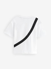 White Mickey Mouse Short Sleeves Bumbag T-Shirt (3mths-8yrs) - Image 2 of 4
