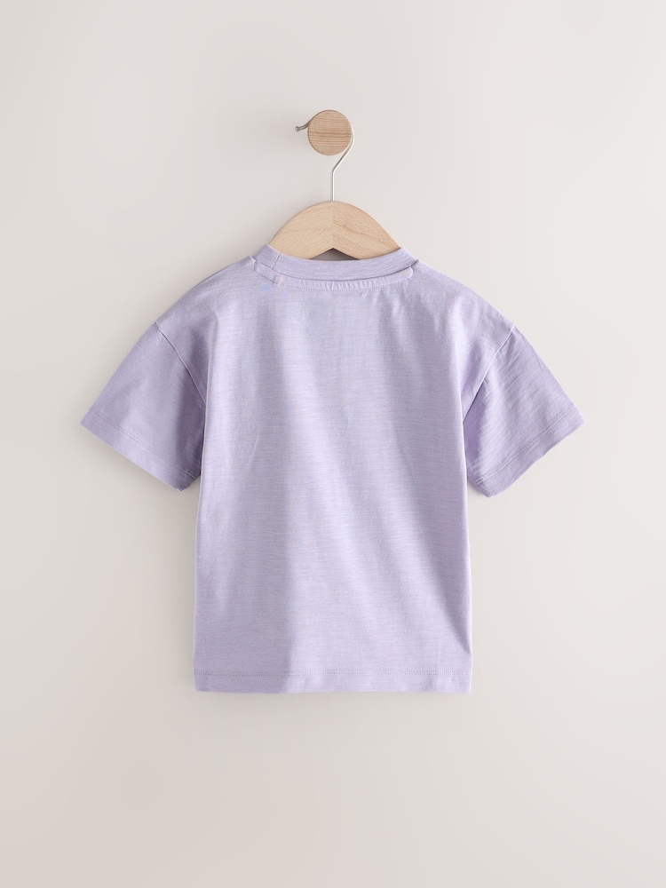 Fliederfarbene Rolling Stones - Band-T-Shirt mit Grafik und kurzen Ärmeln (3Monate -8Jahre) - Bild 2 von 4 Fliederfarbene Rolling Stones - Band-T-Shirt mit Grafik und kurzen Ärmeln (3Monate -8Jahre) - Bild 2 von 4